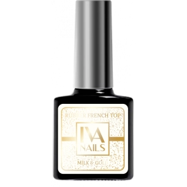 Iva nails, Top milk&gold 8ml